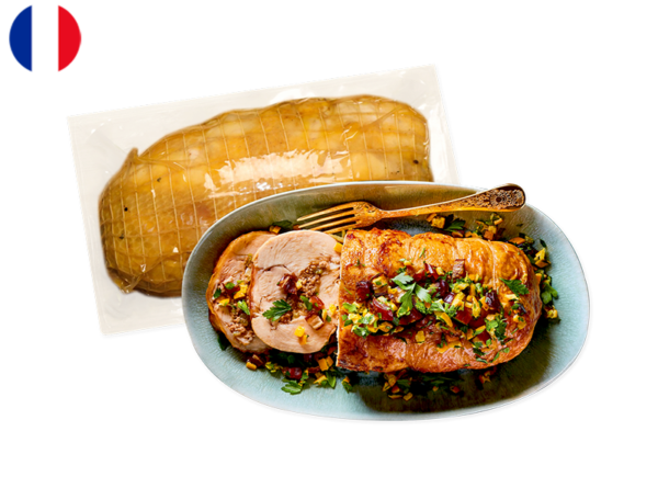 Capon Roast, Stuffed with Mushrooms (Cooked)