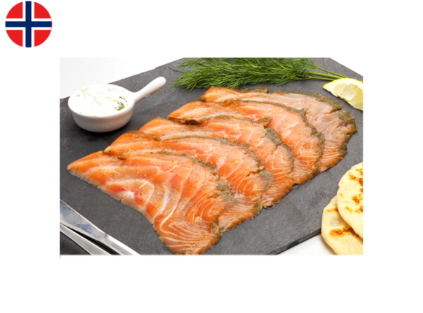 Salmon, Gravlax with dill (Sliced)