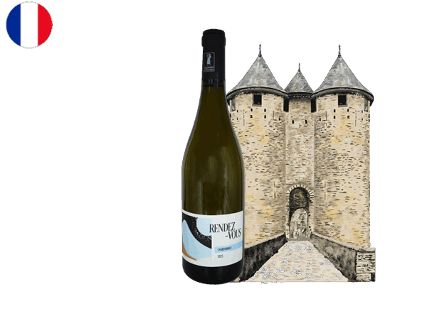 A - Pays d'Oc IGP, Chardonnay, Rendez-Vous, 2023