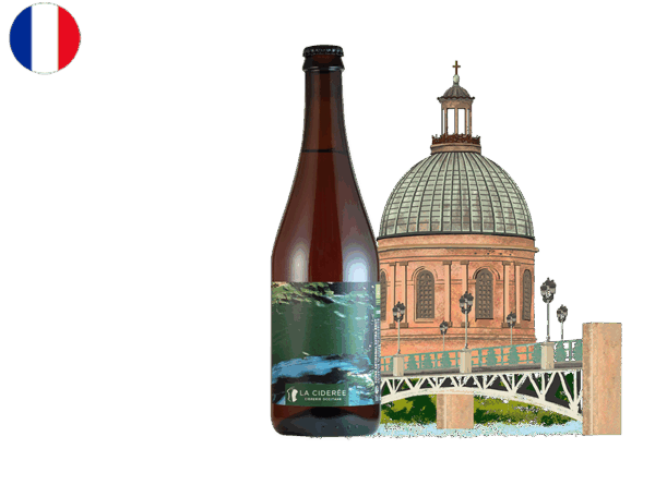Cider, Extra-Brut L'Extrée, La Ciderée, 2023 (Organic)