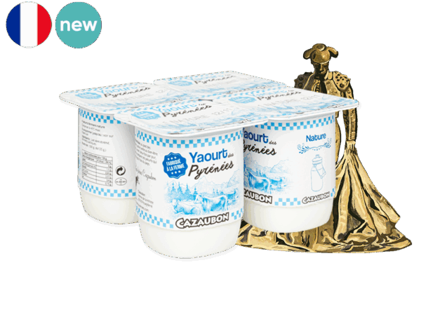 Farm Yogurt from Pyrénées, Plain (x4)
