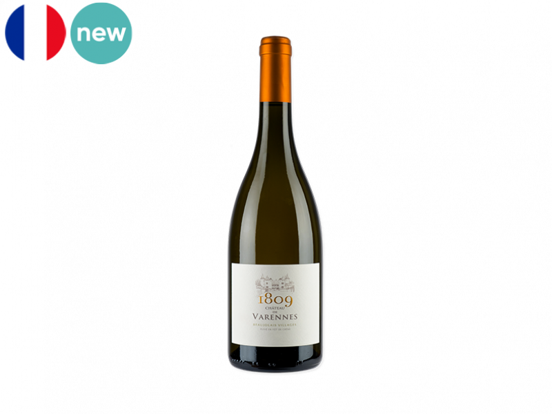 Beaujolais-Villages AOC, 1809 Blanc, Château de Varennes, 2017_WWHIT62