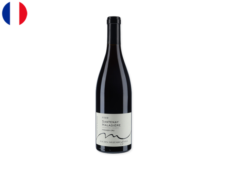 Santenay_AOC_1er_Cru_Beauregard_Domaine_Lucien_Muzard_et_Fils_2022_WRED148